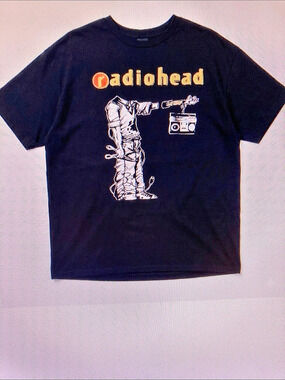 Radiohead Graphic Tee in Black